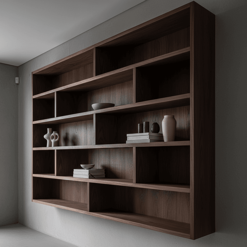 Built-in shelving and architectural woodwork installation